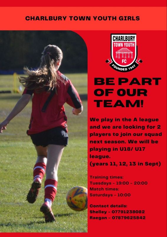 Under 16 Girls Looking for Players