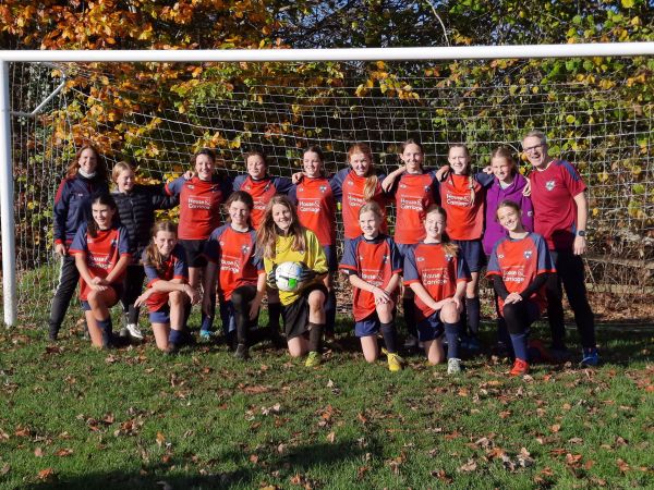 Charlbury Town Youth Under 14 Girls Autumn League Winners