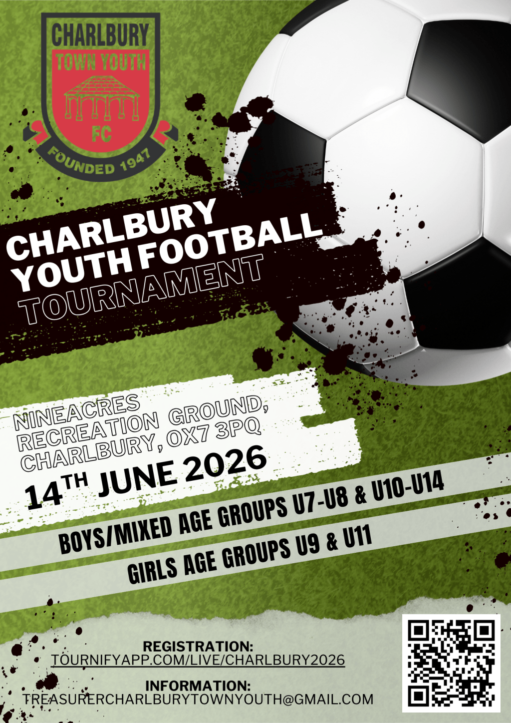 2026 Charlbury Town Youth Tournament